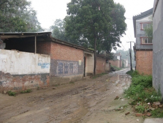 Jeden z osobliwych widoków w Chenjiagou