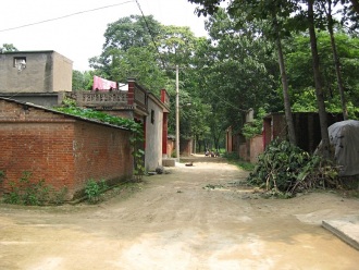 Jeden z osobliwych widoków w Chenjiagou