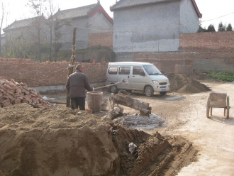 Jeden z osobliwych widoków w Chenjiagou