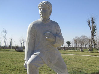 Pomnik adepta Taijiquan